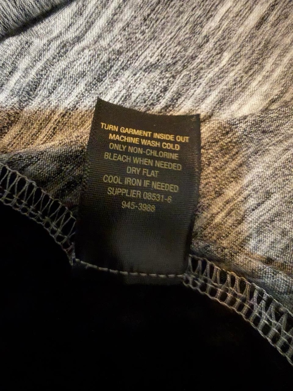 Worthington Black and Gray Open Drape Front Cardigan 4X - Picture 3 of 4